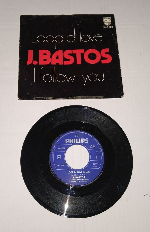 J.BASTOS LOOP DI LOVE / I FOLLOW YOU 7" SINGLE LP