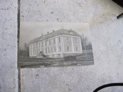 KASKISTEN KIRKKO v 1922 - vanha postikortti