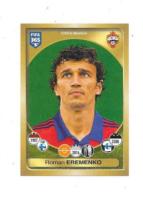 2017 Panini FIFA 365 #434 Roman Eremenko CSKA Moskova