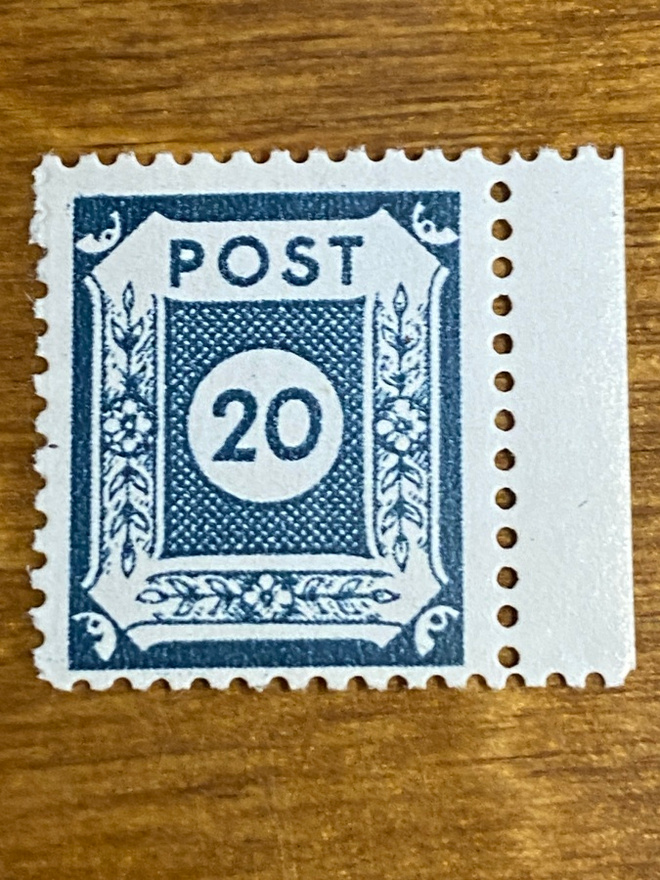 SAKSA 1945 NEUVOSTOLIITTO SEKTORI MERKKI** (aitous todistus)