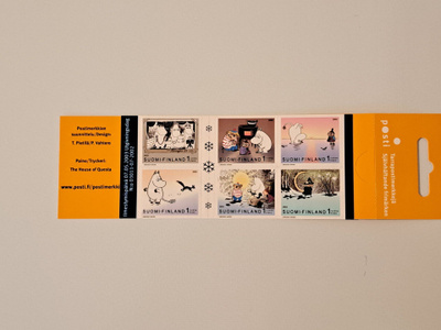 Muumi -postimerkit (ikimerkit), 6 kpl