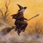 Halloween vanha noita lentää luudalla - pikkukuva 1