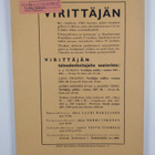 Virittäjä 3/1940 : kotikielen seuran aikakauslehti - pikkukuva 2