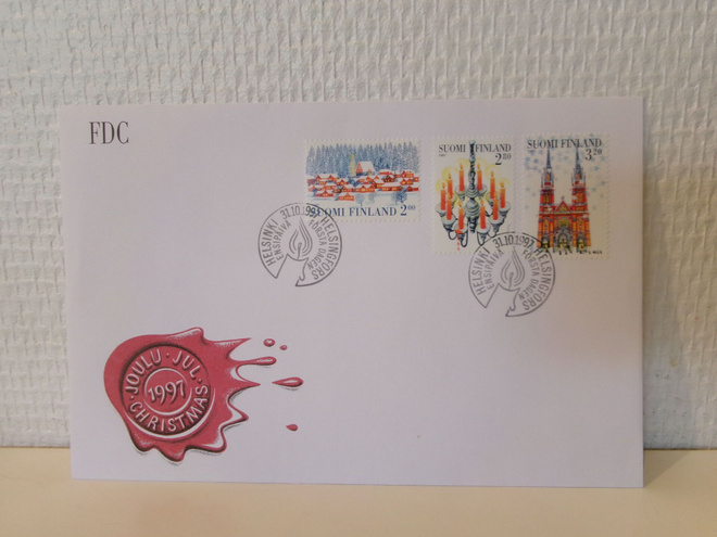 FDC- ensipäiväkuori - Joulu - 1997