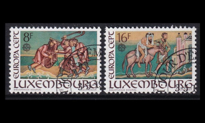 Luxemburg 1074-5 o Europa suuret saavutukset (1983)