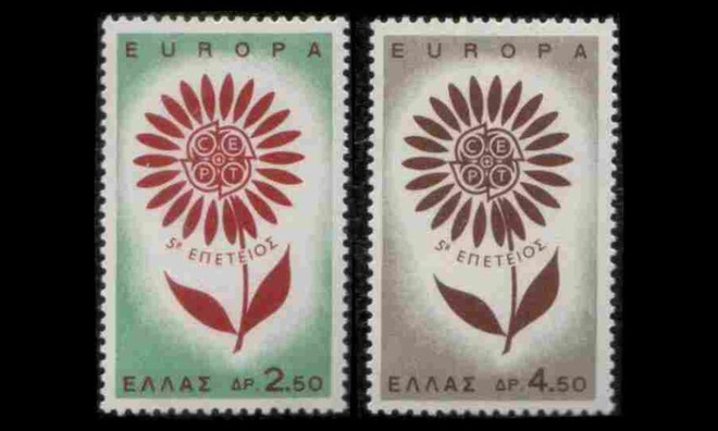 Kreikka 858-9 ** Europa (1964)