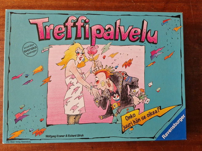 Treffipalvelu lautapeli 1993. Uudenveroinen Ravensburger