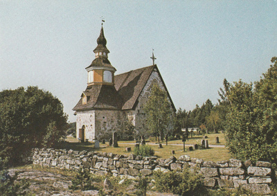 KIRKKOKORTTI - ÅLAND - KUMLINGEN KIRKKO - 10