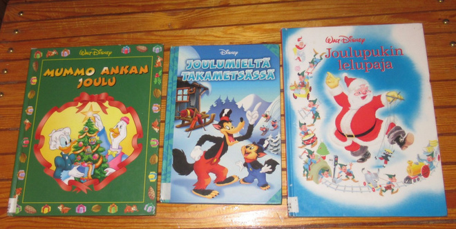 Walt Disney 3 kpl:n Joulu kirjapaketti