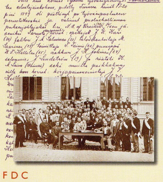 FDC kuori Työväenpuolueen perustaminen 1899