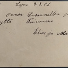 Postivaunun 8 (Tornio-Sjoki) leima UPU-kortilla 1905 Lahteen - pikkukuva 3