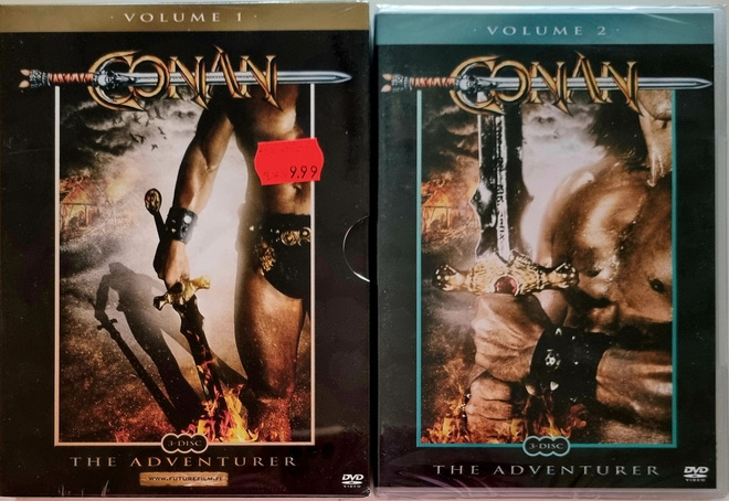 CONAN - THE ADVENTURER, VOL 1 & VOL 2 DVD