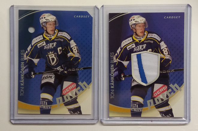 Cardset 11-12 Toni Kähkönen, Blues Patch /100