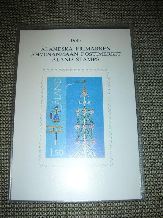 Ahvenanmaa Åland postimerkit vuosilajitelma 1985