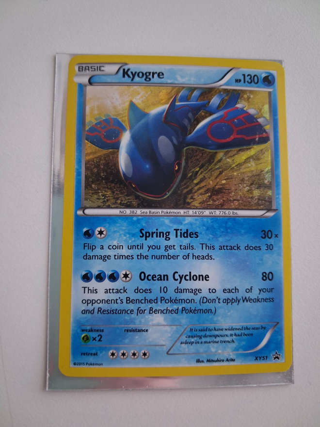 Pokemon Kyogre promo xy51