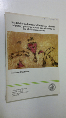 Mariano Cuadraro : Site fidelity and territorial behaviou...