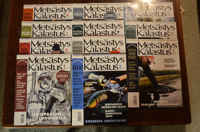 Metsästys ja Kalastus lehden vajaa vuosikerta 2008
