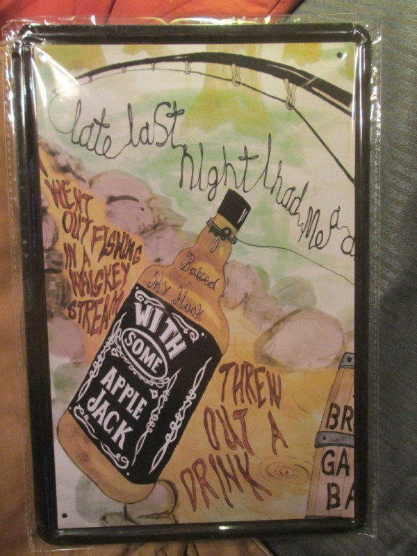 Peltikyltti Apple Jack Daniels