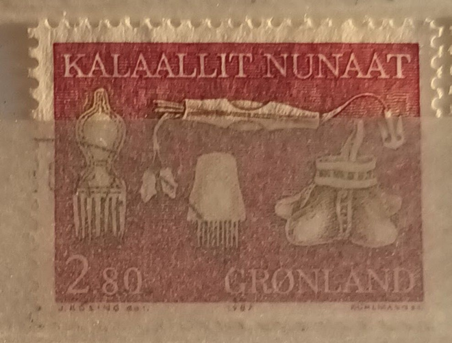 Grönlanti: Vanhoja käyttöesineitä II, Mi 174, 1987 o