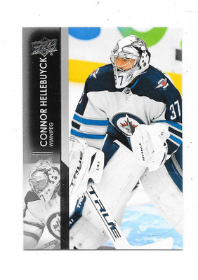 2021-22 Upper Deck #446 Connor Hellebuyck Winnipeg Jets MV