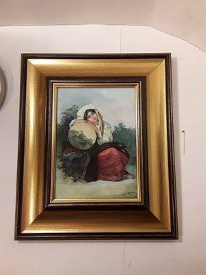 Posliinimaalattu taulu
