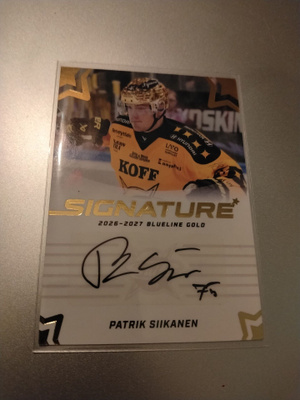 26-27 Blueline Signature Gold Patrik Siikanen /40 SaiPa
