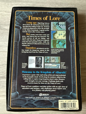 Times Of Lore -Amiga CIB-