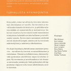 Satu Ranta-Tyrkkö (toim.): Turvallista hyvinvointia - pikkukuva 2