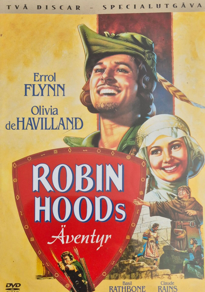 Robin Hoodin seikkailut  -DVD