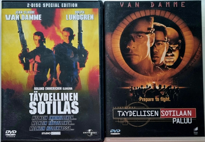TÄYDELLINEN SOTILAS & TÄYDELLISEN SOTILAAN PALUU DVD