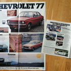 1977 Chevrolet Opala Chevette (Brasilia) esite - KUIN UUSI - pikkukuva 1