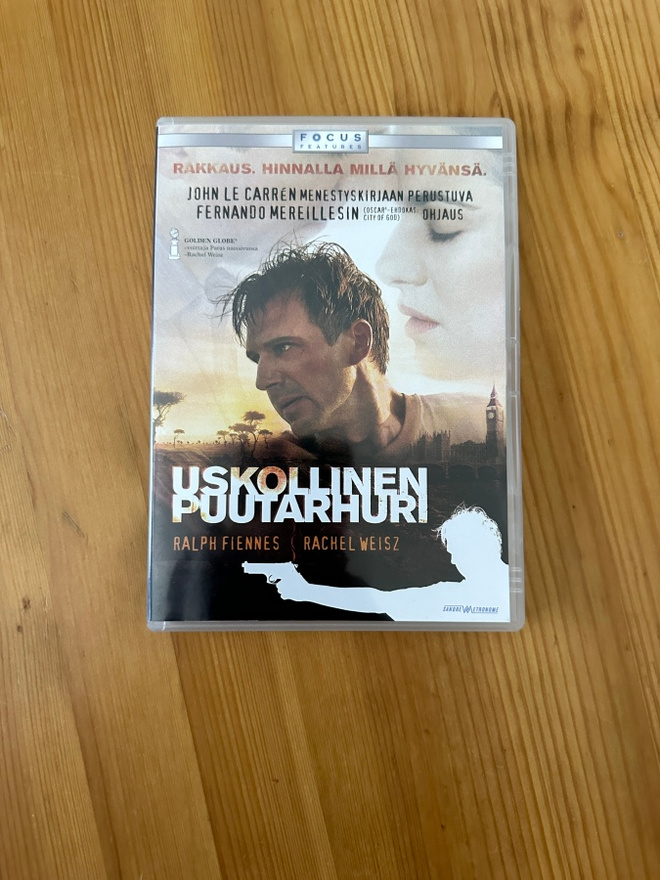 Uskollinen puutarhuri  DVD