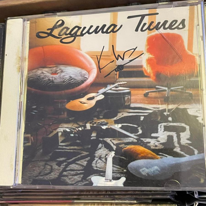 Kenny Laguna NIMIKIRJOITUS cd-levyssä