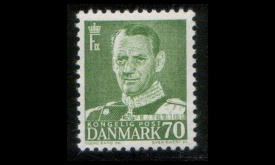 Tanska 317 ** Frederik IX 70 öre (1948)