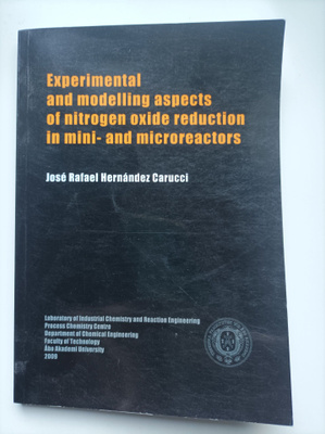 Experimental and modelling aspects of nitrogen oxides ...