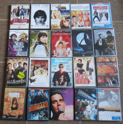 Dvd-elokuvat 36 kpl:n paketti (D2)