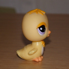 LITTLEST PET SHOP kelta-oranssi TIPU, LINTU #2419 - pikkukuva 4