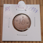 10 penniä (Cu) 1937 - pikkukuva 1