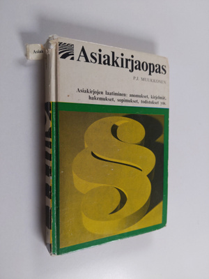 P. J. Muukkonen : Asiakirjaopas