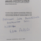 Elina Palola : Arkaismi, konteksti ja kirjuri : sananlopp... - pikkukuva 3