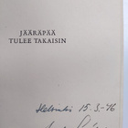 Joel Laikka : Jääräpää tulee takaisin (signeerattu) - pikkukuva 3