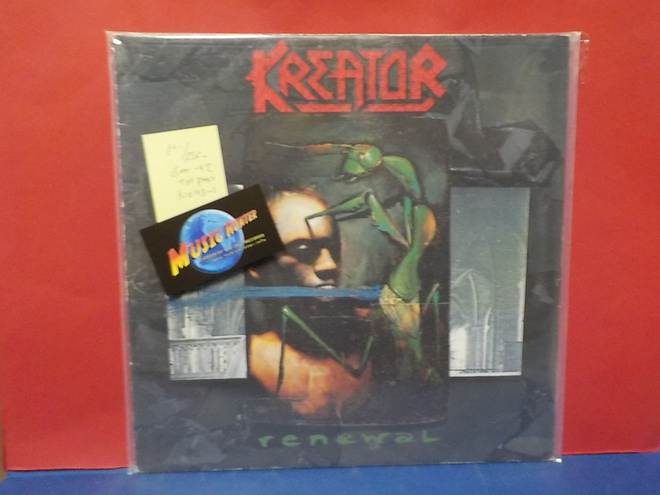 KREATOR - RENEWAL M-/EX- GER -92 1ST PRESS LP
