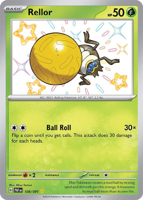 Rellor 108/091 - Paldean Fates - NM/M