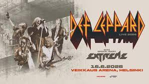 Def leppard Veikkaus arena permanto lippu