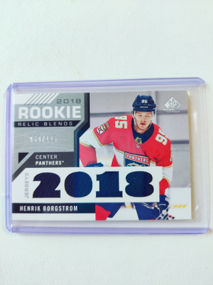 Henrik Borgström - 18-19 SPGU Rookie Relic Blends /125
