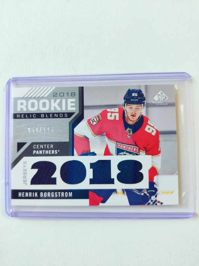 Henrik Borgström - 18-19 SPGU Rookie Relic Blends /125