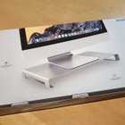 Satechi Aluminum Slim Monitor Stand -monitoritaso, hopea - pikkukuva 4