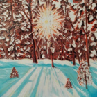 KAUNIS TALVIAIHEINEN KERÄILYLAUTANEN 1984 - pikkukuva 2