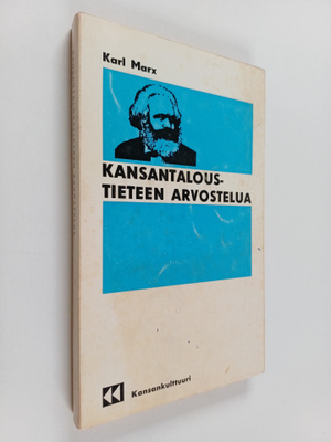 Karl Marx : Kansantaloustieteen arvostelua