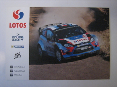 Ford rallikortti 35: Ford Fiesta - Robert Kubica